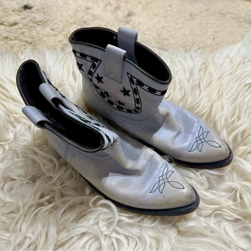 Golden Goose Short Ankle Cowboy Boots - Picture 6 of 9